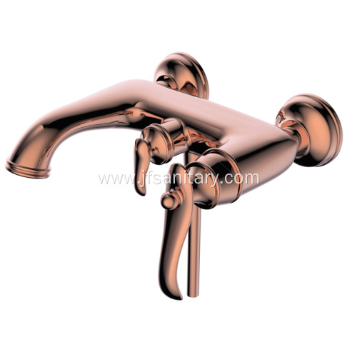 Wall Shower Faucet Mixer Tub Filler Shower Brass